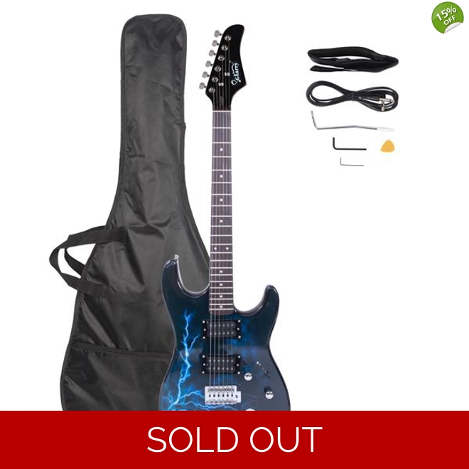 product Image for Glarry GST-E Electric Guitar Full Size Rosewood Fingerboard HH Pick-up